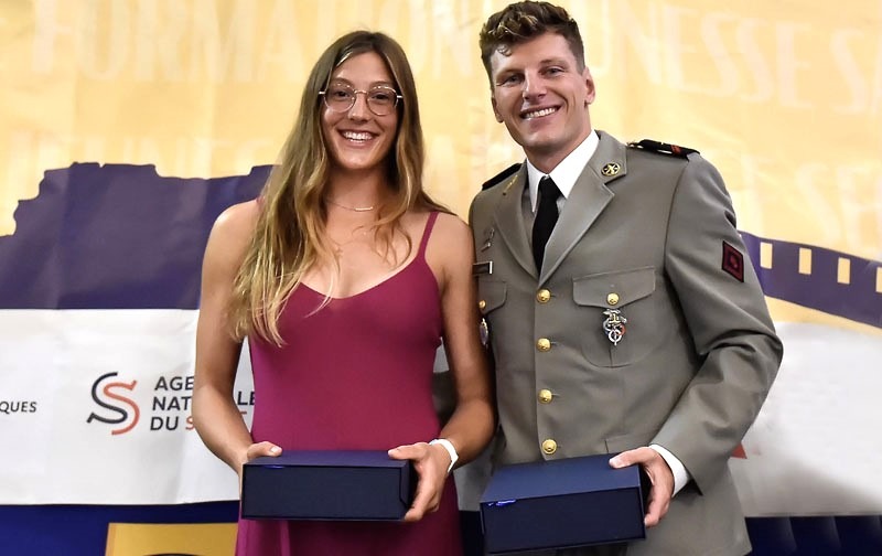 Elise Daudignon et Kevin Lasserre sauveteurs de l’année