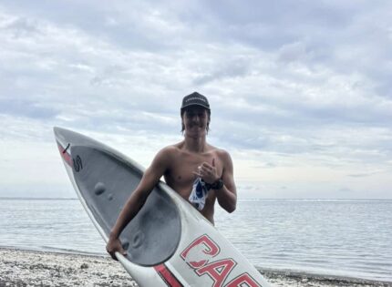 Préparation polynésienne pour Antoine Denoyelle