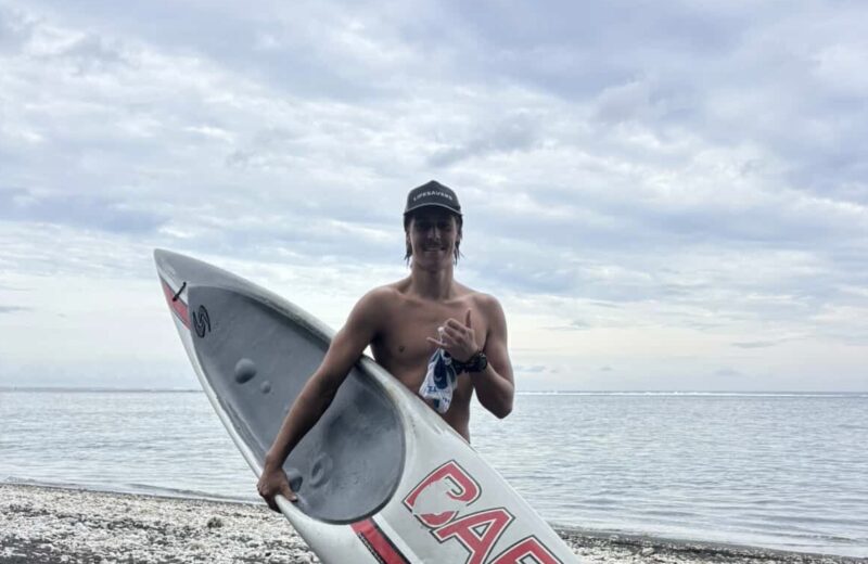 Préparation polynésienne pour Antoine Denoyelle