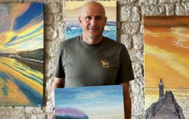 Un sauveteur expose à Capbreton